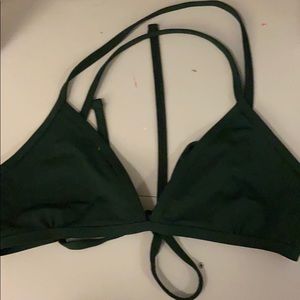 Jolyn pine colored triangle bikini